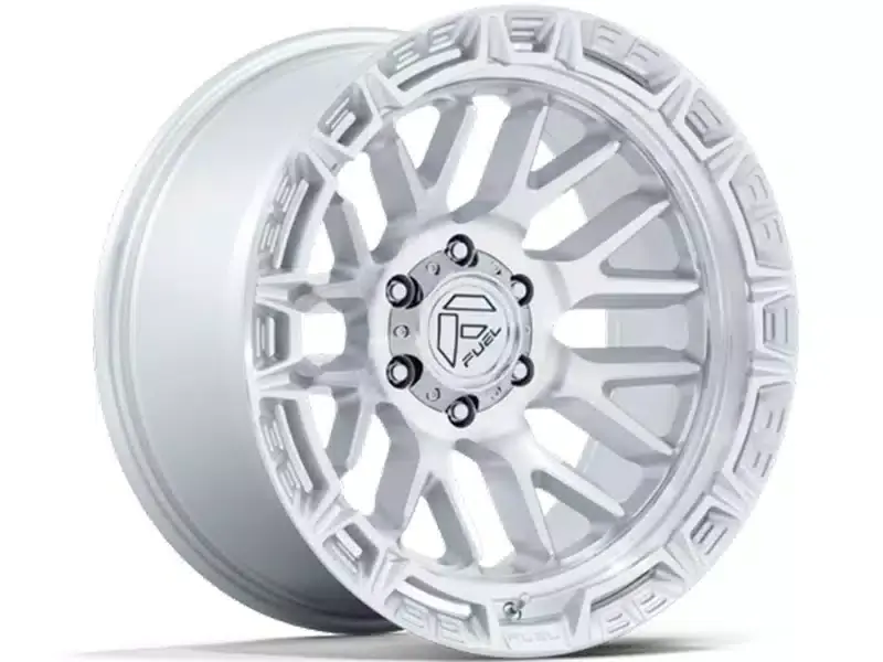 Fuel Machined Silver Rail Wheel FC890SD20106818N | RealTruck Grab Now