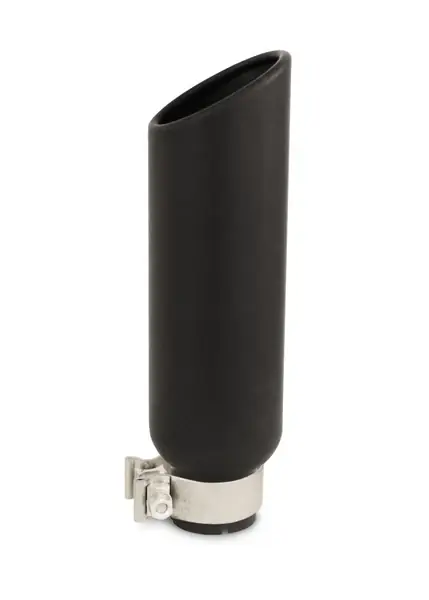 Go Rhino Exhaust Tip - Black - ID 2 1/2in x L 14in x OD 4in Clearance