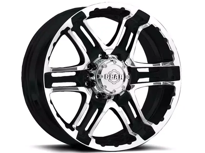 Gear Machined Black Double Pump Wheel 713MB-2098430 | RealTruck Buy Direct
