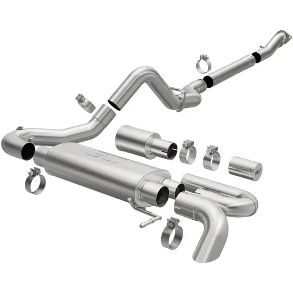 Genuine MagnaFlow 2021 Ford Bronco Overland Series Cat-Back Exhaust w/ Single Straight Driver Exit- No Tip