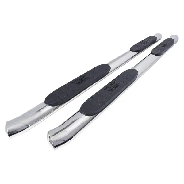 Certified Westin 2005-2018 Toyota Tacoma Double Cab PRO TRAXX 4 Oval Nerf Step Bars - SS