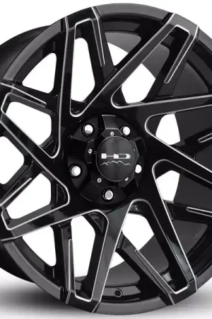 Best Choice HD Off-Road Milled Gloss Black Canyon Wheel CY20908815GB-M | RealTruck