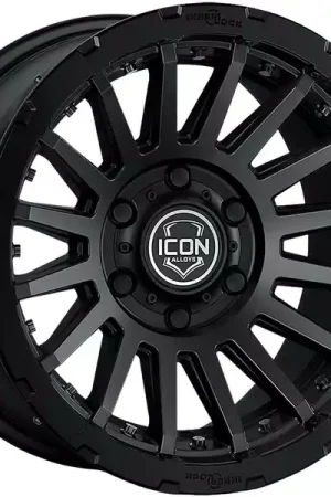 Factory Price Icon Matte Black Recon Pro Wheel 23617857345SB | RealTruck