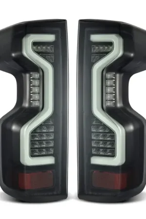 Weekend Sale AlphaRex 19-23 Chevrolet Silverado 1500/2500HD/3500HD PRO-Series LED Tail Lights Jet Black