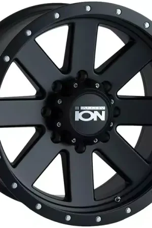 Ion Matte Black 134 Wheel 134-8981MB | RealTruck Direct From Factory