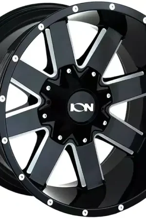 Popular Ion Milled Gloss Black 141 Wheel 141-2976M | RealTruck