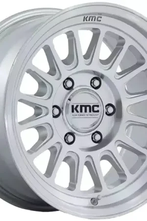 Budget KMC Machined Silver KM733 Impact FFT Wheel KM733SD18906318 | RealTruck