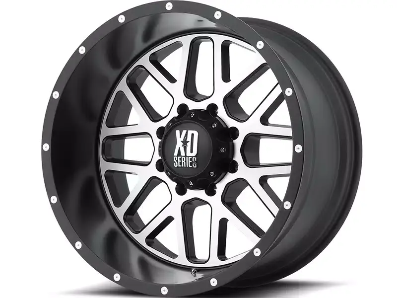 XD Series Machined Matte Black XD820 Grenade Wheel XD82021087524NUS | RealTruck Free Shipping