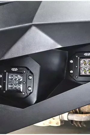 Authentic LoD Offroad Destroyer Series Light Bezels: Universal Flush Mount Kit MFL2011 | RealTruck