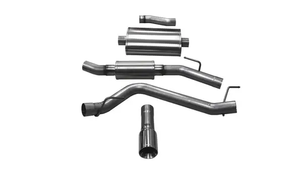 Corsa 2020-2025 Jeep Gladiator JT 3.0in Cat-Back Single Touring Side Exit w/ 4.0in Polished Tip While Supplies Last