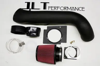 Flash Sale JLT 03-04 Ford Mustang SVT Cobra Black Textured Cold Air Intake Kit w/Red Filter - CAI2-FMC-0304