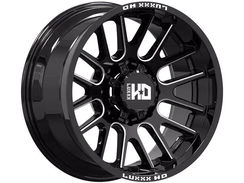 Mega Sale Luxxx HD Milled Gloss Black LHD38 Wheel LHD382098180-0K-A1 | RealTruck