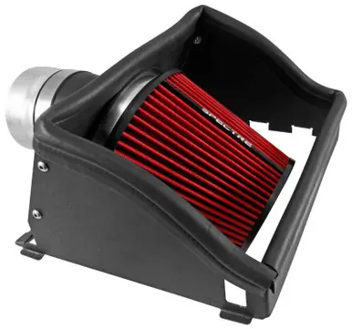 Hot Picks Spectre 15-18 Ford F150 2.7L/3.5L F/I Air Intake Kit - Polished w/Red Filter - 9034
