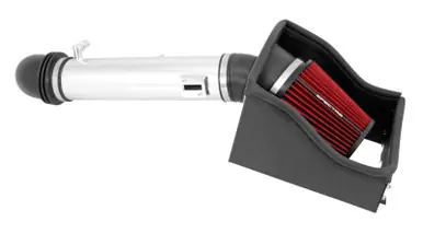 Spectre 11-14 Ford F150 V8-5.0L F/I Air Intake Kit - Polished w/Red Filter - 9976 Exclusive