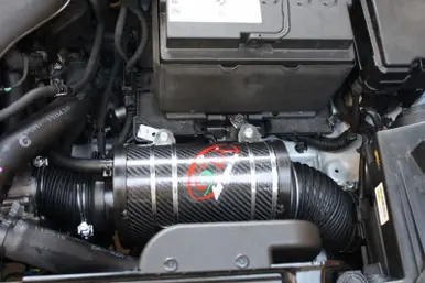 BMC 2011 Hyundai Veloster 1.6L GDI Oval Trumpet Airbox Kit - ACOTASP-17 New Release