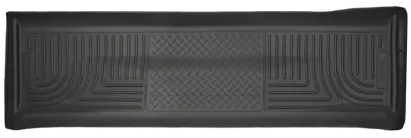 Luxury Husky Liners 11-15 Ford F250/F350/F450 Super Duty Crew Cab WeatherBeater Black 2nd Seat Floor Liners