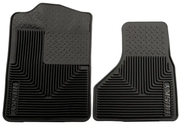 Get Yours Husky Liners 08-10 Ford F-250/F-350/F-450 SuperDuty Heavy Duty Black Front Floor Mats