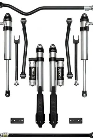 Certified ICON 2020+ Jeep Gladiator 2.5in Stage 7 Suspension System (Billet)