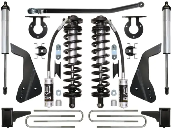 Top Rated ICON 08-10 Ford F-250/F-350 4-5.5in Stage 2 Coilover Conversion System