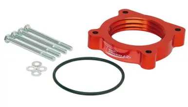 Limited Offer Airaid 04-13 Nissan Titan / Armada 5.6L 04-10 Infiniti QX-56 5.6L PowerAid TB Spacer- Black - 520-538