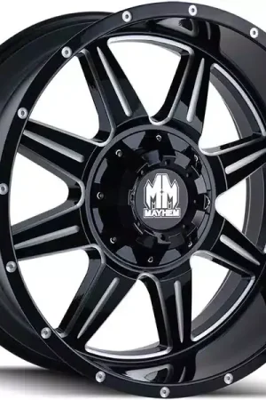 Direct From Factory Mayhem Black Monstir Wheel 8100-2976M18 | RealTruck