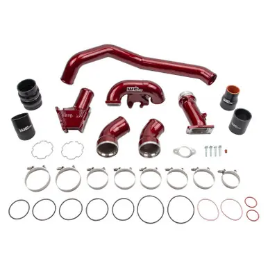 New Arrival Wehrli 06-07 GMC/Chevrolet 6.6L Duramax Stage 1 High Flow Intake Bundle Kit - Gloss Black - WCF100323-GB