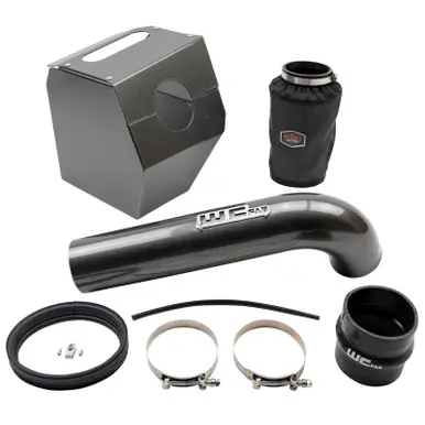Latest Wehrli 17-19 Chevrolet 6.6L L5P Duramax 4in Intake Kit - Bengal SIlver - WCF100344-BS