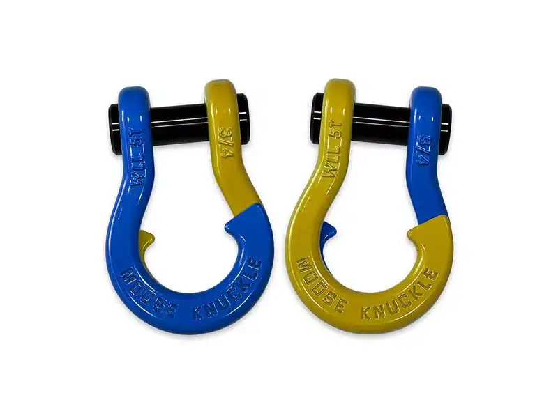 Moose Knuckle Jowl Blue Balls 3/4" Split Shackle Color Combo FN000020-072 | RealTruck No Minimum Order