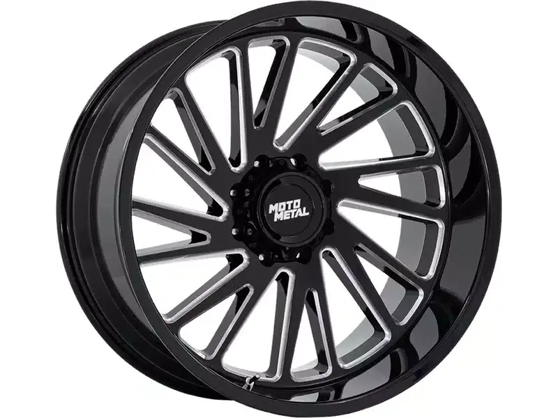 Buy Online Moto Metal Milled Gloss Black MO811 Combat Wheel MO811BE22108018N | RealTruck