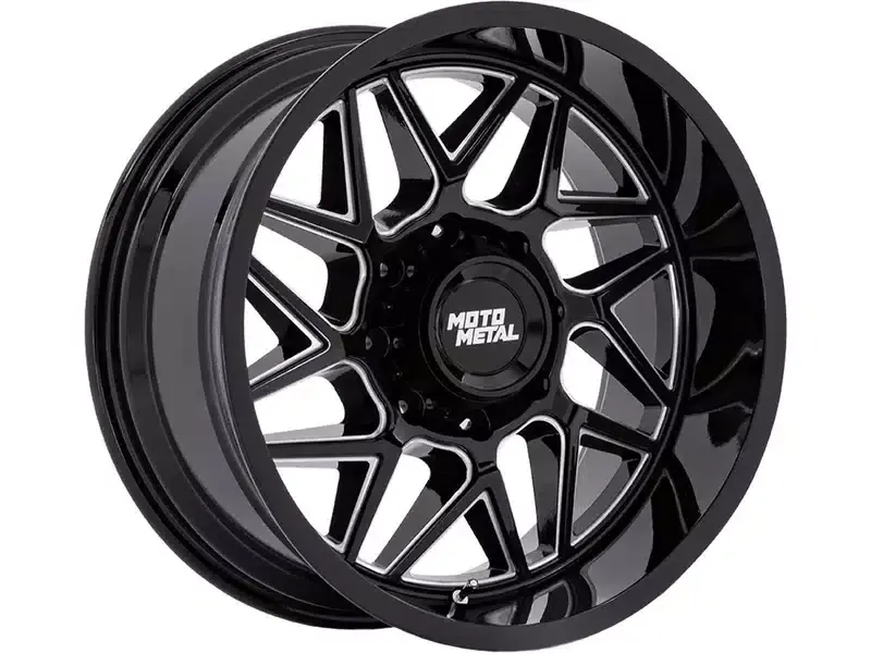 Trusted Brand Moto Metal Milled Gloss Black MO812 Turbine Wheel MO812BE20908001 | RealTruck