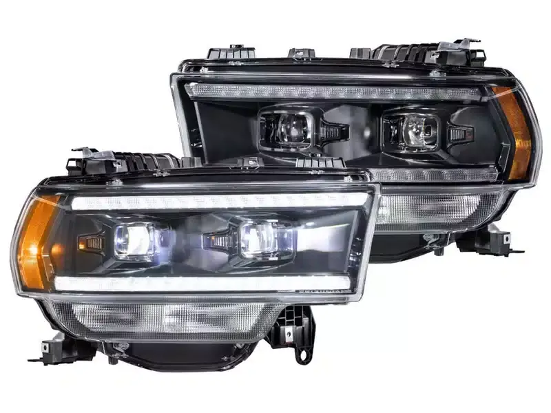 Morimoto XB Black DRL Hybrid LED Headlights LF704 | RealTruck Direct From Factory