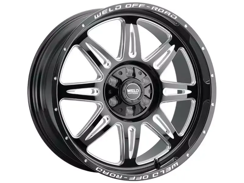 One Day Deal Weld Off-Road Milled Gloss Black Cheyenne Wheel W13209070500 | RealTruck