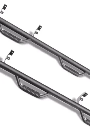 Crafted N-Fab Black Bed Access Nerf Steps C19105CC-6-TX | RealTruck