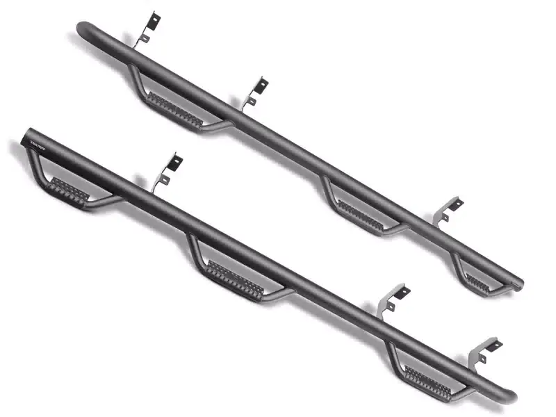 N-Fab Black Wheel To Wheel Nerf Steps H0464-TX | RealTruck Discount