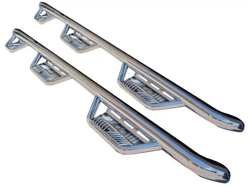 Final Sale N-Fab Stainless Steel Bed Access Podium Steps HPD10103CC-6-SS | RealTruck