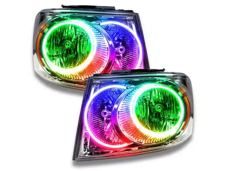 Seasonal Sale Oracle Chrome LED ColorSHIFT Headlights 7201-504 | RealTruck