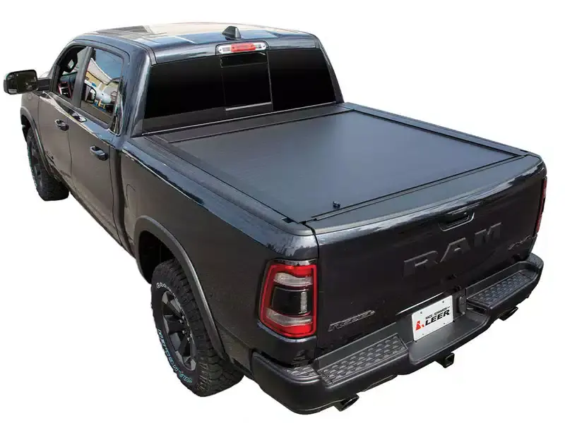 Pace Edwards Full Metal Matte Black JackRabbit Manual Retractable Tonneau Cover M-FMT186 | RealTruck Weekend Sale