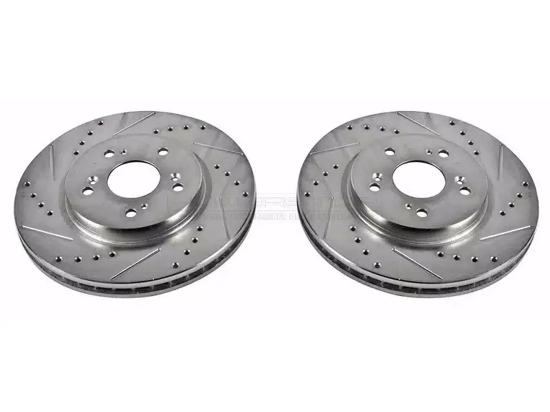 Power Stop Evolution Drilled & Slotted Front Rotors JBR1173XPR | RealTruck No Minimum Order