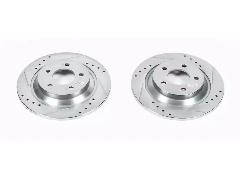 Trending Power Stop Evolution Drilled & Slotted Rear Rotors JBR1356XPR | RealTruck