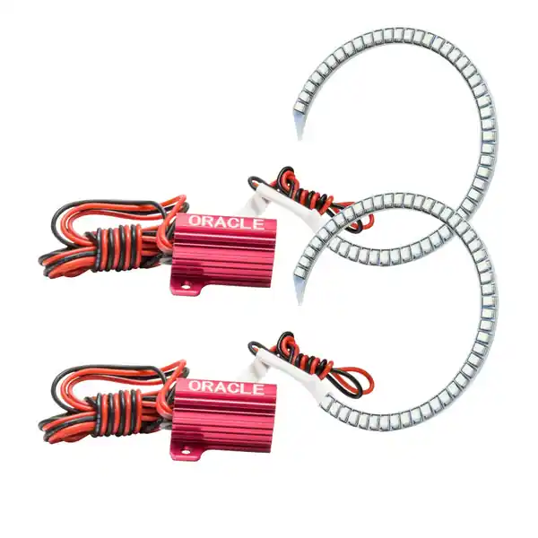 Oracle 18-21 Ford Mustang LED Headlight Halo Kit - Red Secure Checkout