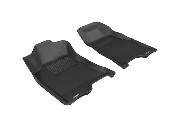 Save Now 3D MAXpider 2004-2012 Chevrolet/GMC Colorado/Canyon Crew Cab Kagu 1st Row Floormat - Black
