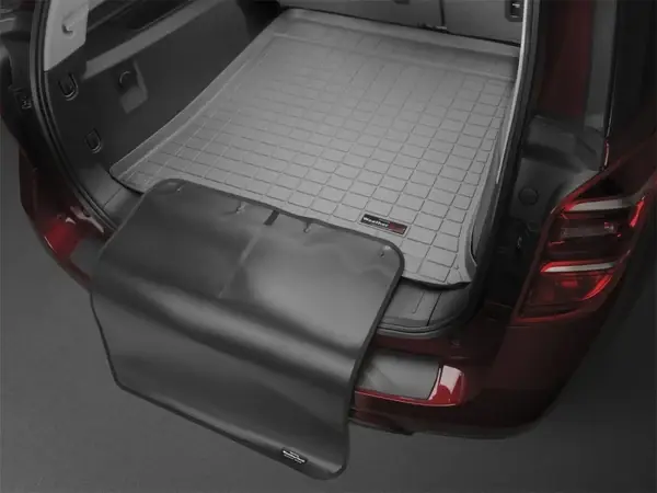 WeatherTech 2022 Lexus LX (7 Passenger Seating) Cargo Liner w/ Bumper Protector - Grey Fan Favorite