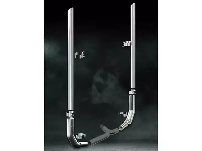 RoadWorks Kenworth Aero Style Cab Exhaust Kits KITKW17S120 | RealTruck Genuine