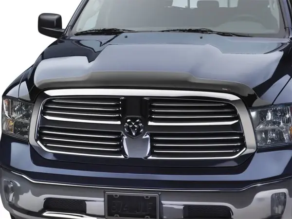 No Minimum Order WeatherTech 2019+ Dodge Ram 1500 Stone and Bug Deflector - Dark Smoke