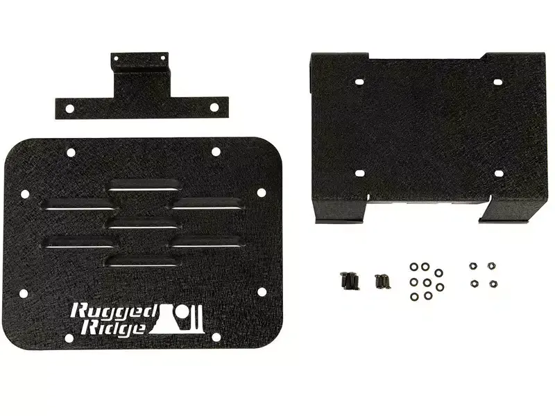Reduced Price Rugged Ridge Tire Carrier Delete Plate Kit 11586.11 | RealTruck