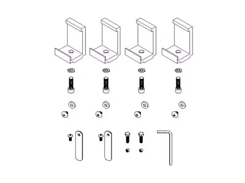Direct From Factory Roll-N-Lock Replacement Hardware Bag - M-Series 119-133 | RealTruck