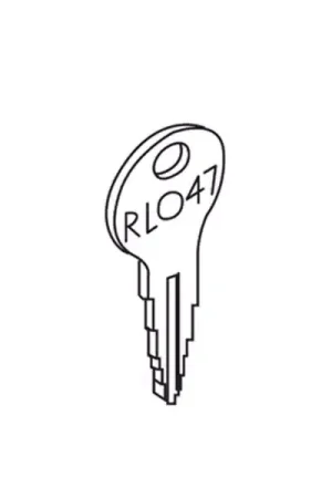 Best Price Roll-N-Lock Replacement Key - RL049 RL049 | RealTruck