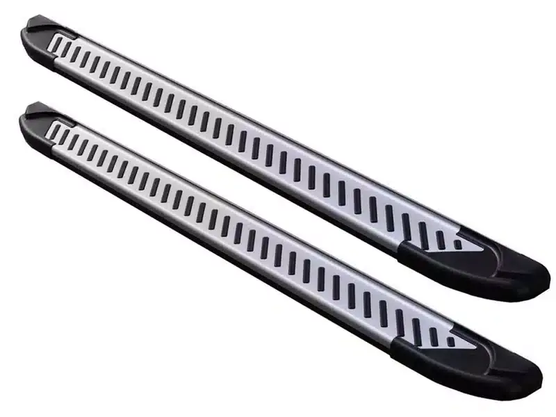 Holiday Sale Romik RAL-T Silver Truck Running Boards 61729418 | RealTruck