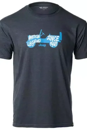 Express Delivery Rugged Ridge Men's Navy American Legend T-Shirt RR0001100075-SM | RealTruck