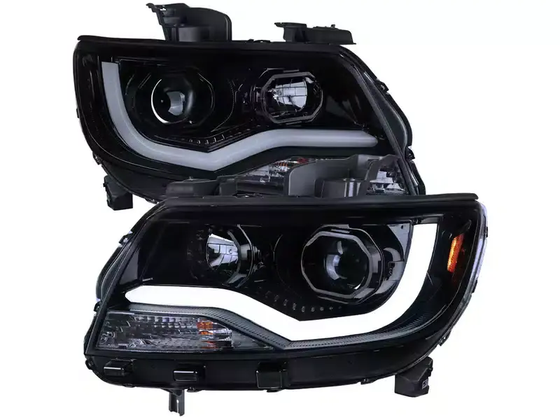 SPEC-D Smoked Black DRL Projector Headlights 2LHP-COL15G-TM | RealTruck Save Now
